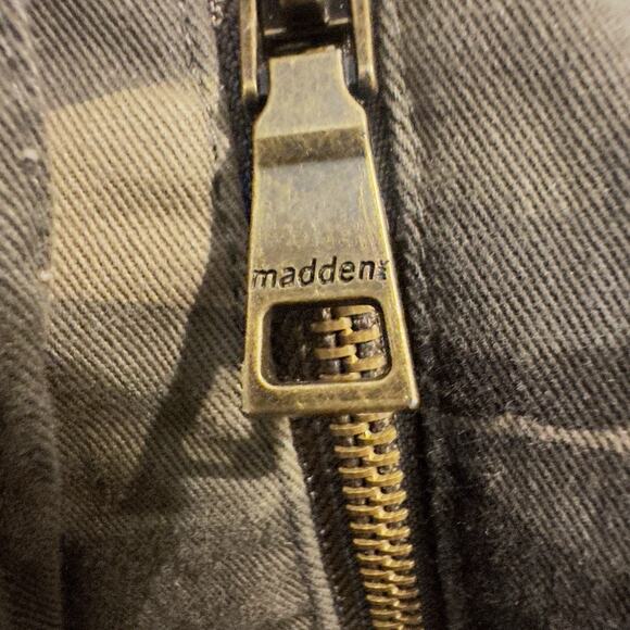 Madden NYC Camo Utility Jacket Hoodie Womens M Army Green Camo Zip Up Y2K - Picture 3 of 10